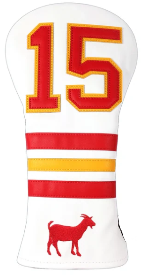 #15 Mahomes Driver Headcover (White)