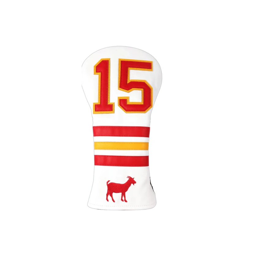 #15 Mahomes Driver Headcover (White)