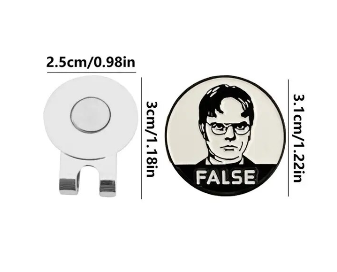 Dwight Schrute Golf-Ball Marker